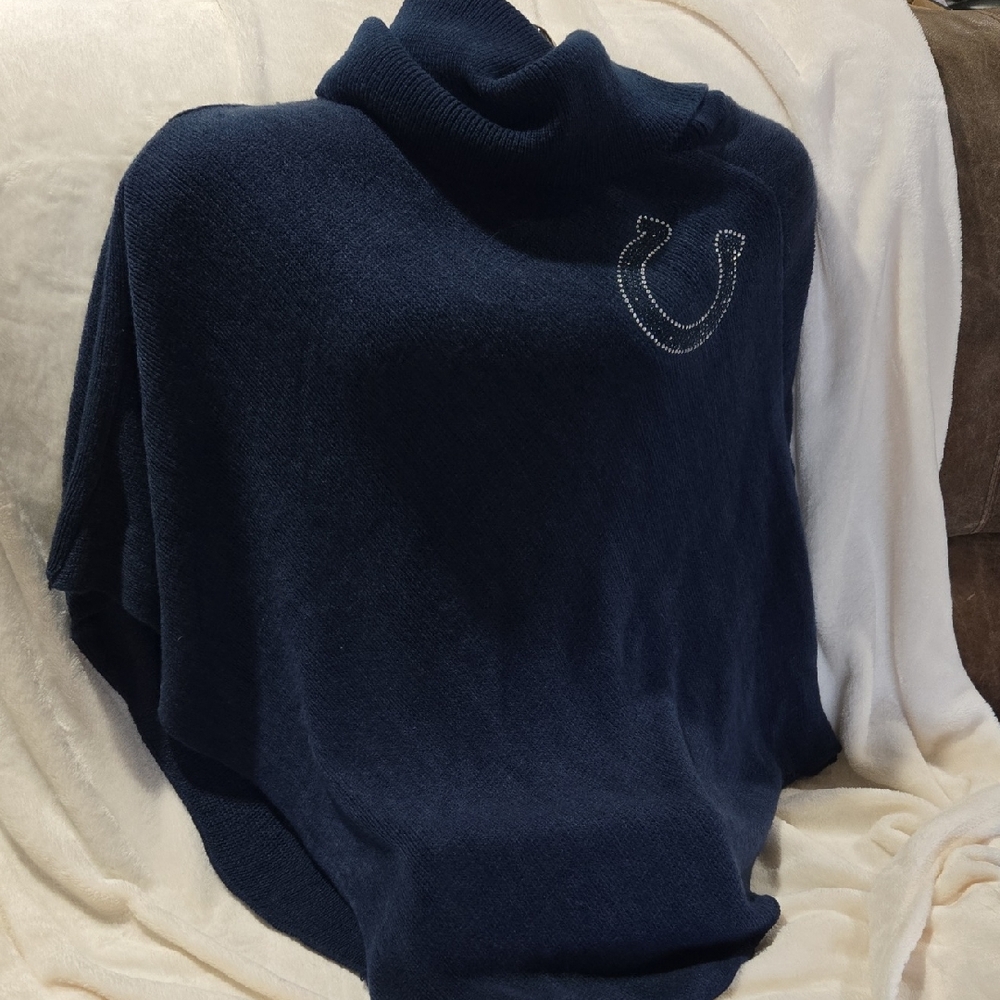 Navy Blue Turtleneck Sweater